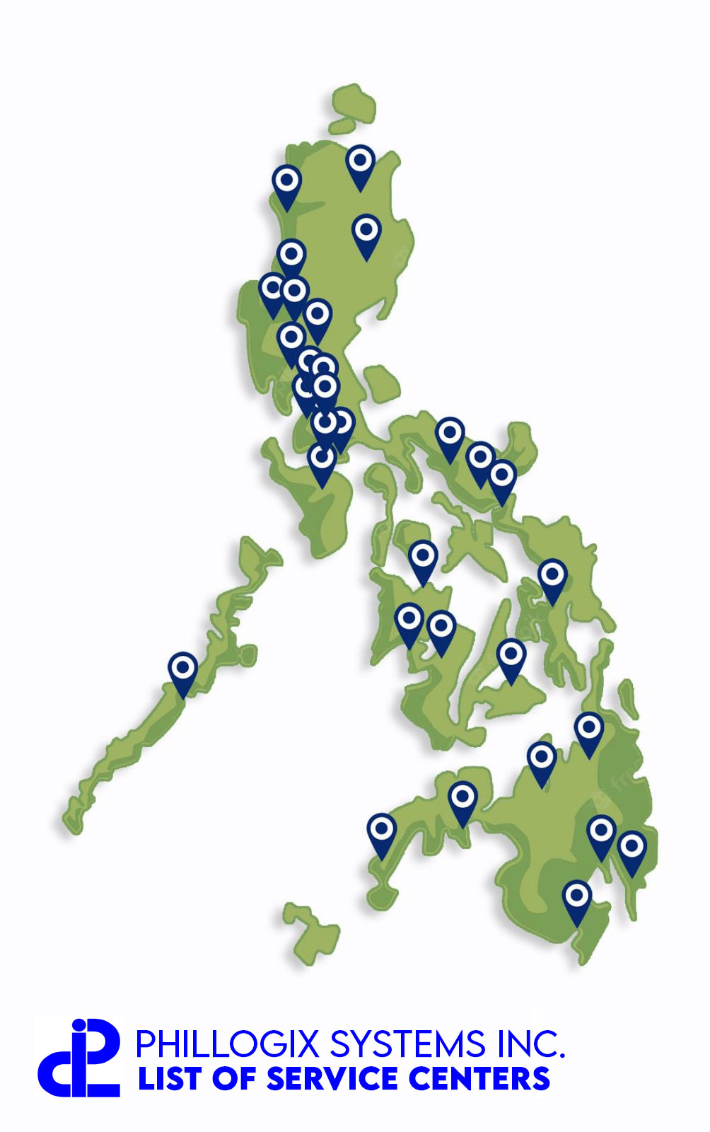 Service Centers Map